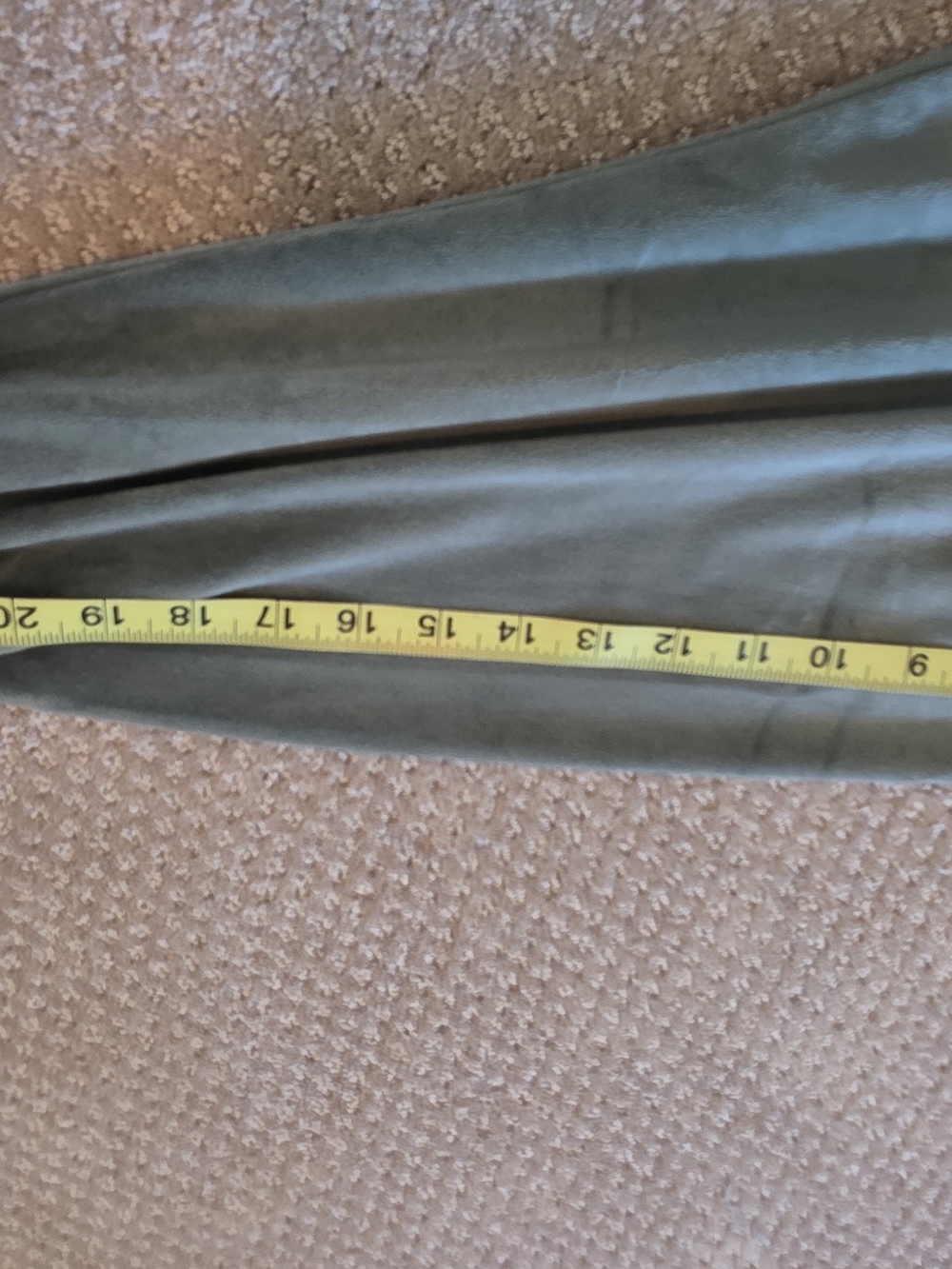 LOFT Olive Green Long Sleeve Velvet Blouse